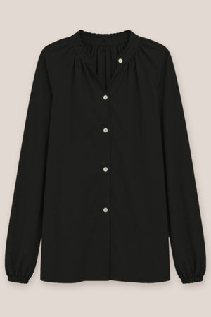 Chemise Arta unie noire à plat