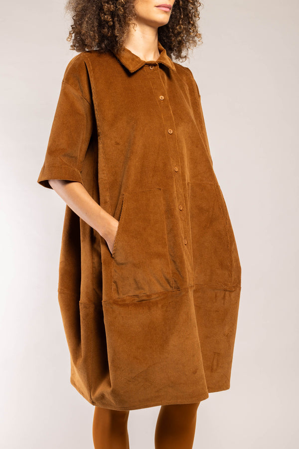 Robe Tali Velours a.osher — robe femme en velours côtelé (vue 3)