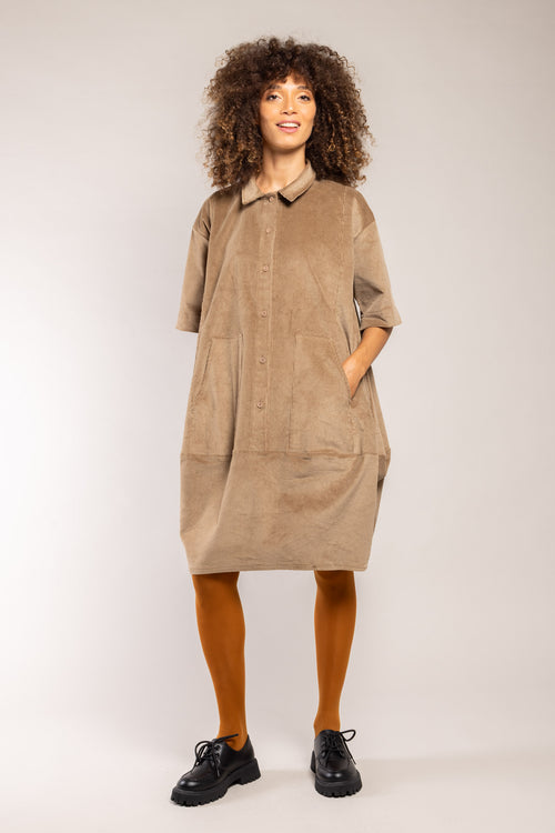 Robe Tali Velours a.osher — robe femme en velours côtelé (vue 6)