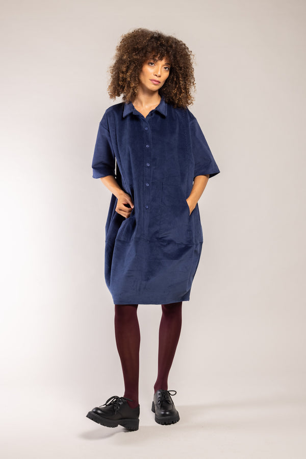 Robe Tali Velours a.osher — robe femme en velours côtelé (vue 7)