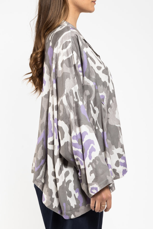 Chemise Lana Maxi Ikat