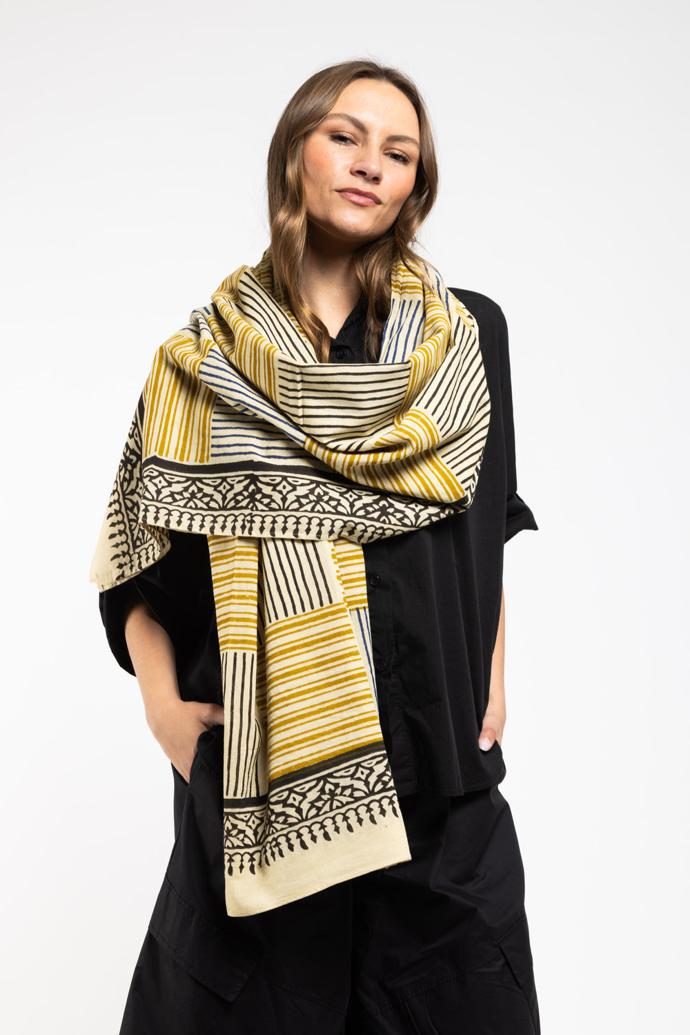 Foulard Sarung Rayures