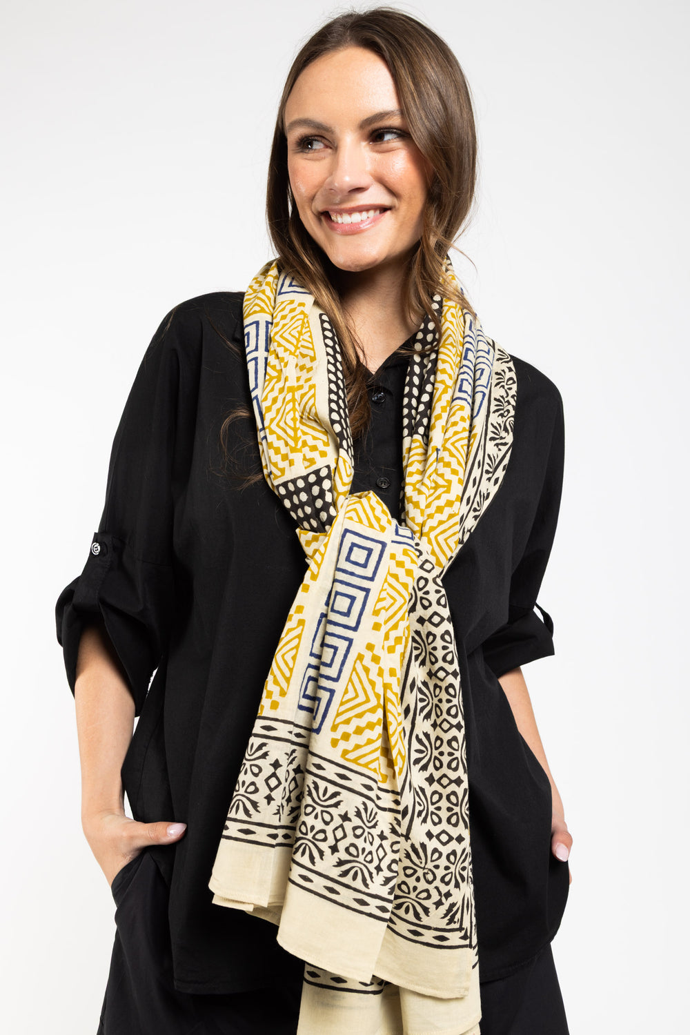 Foulard Sarung Patchwork