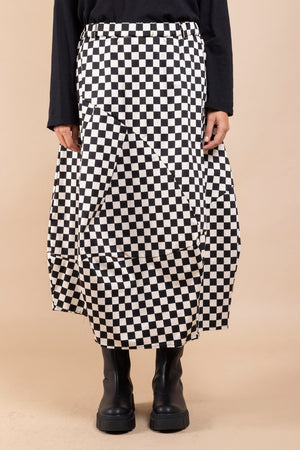 Jupe Loulou Damier face