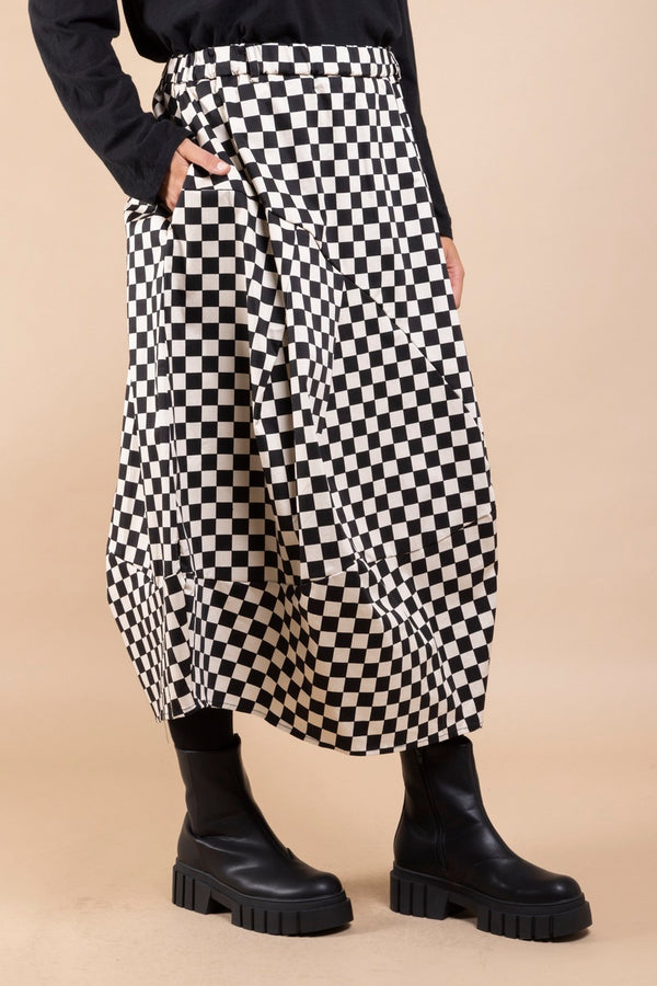 Jupe Loulou Damier 3/4