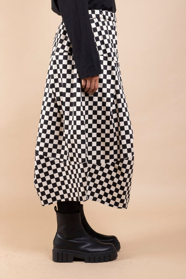 Jupe Loulou Damier côté