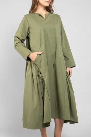 Robe Alicia vert 3/4