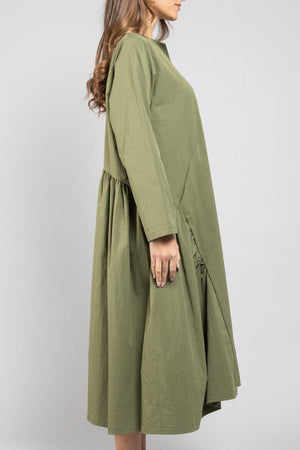 Robe Alicia vert côté