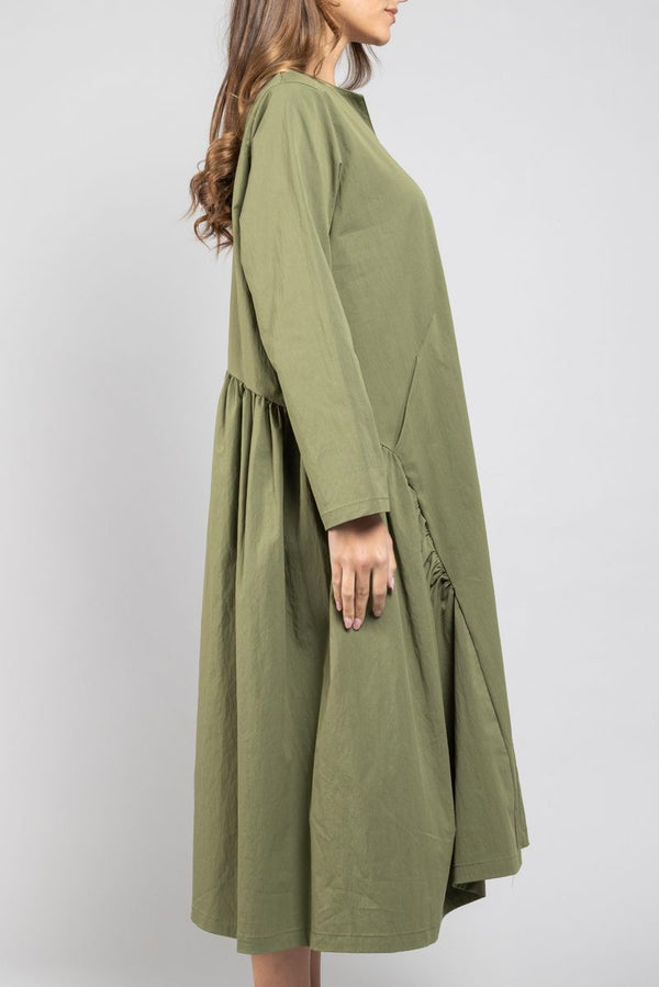 Robe Alicia vert côté