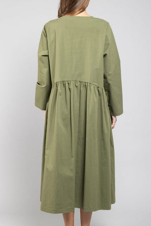 Robe Alicia vert dos