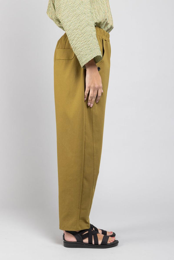 Pantalon Jordan vert côté