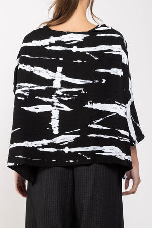Top Salomé noir dos