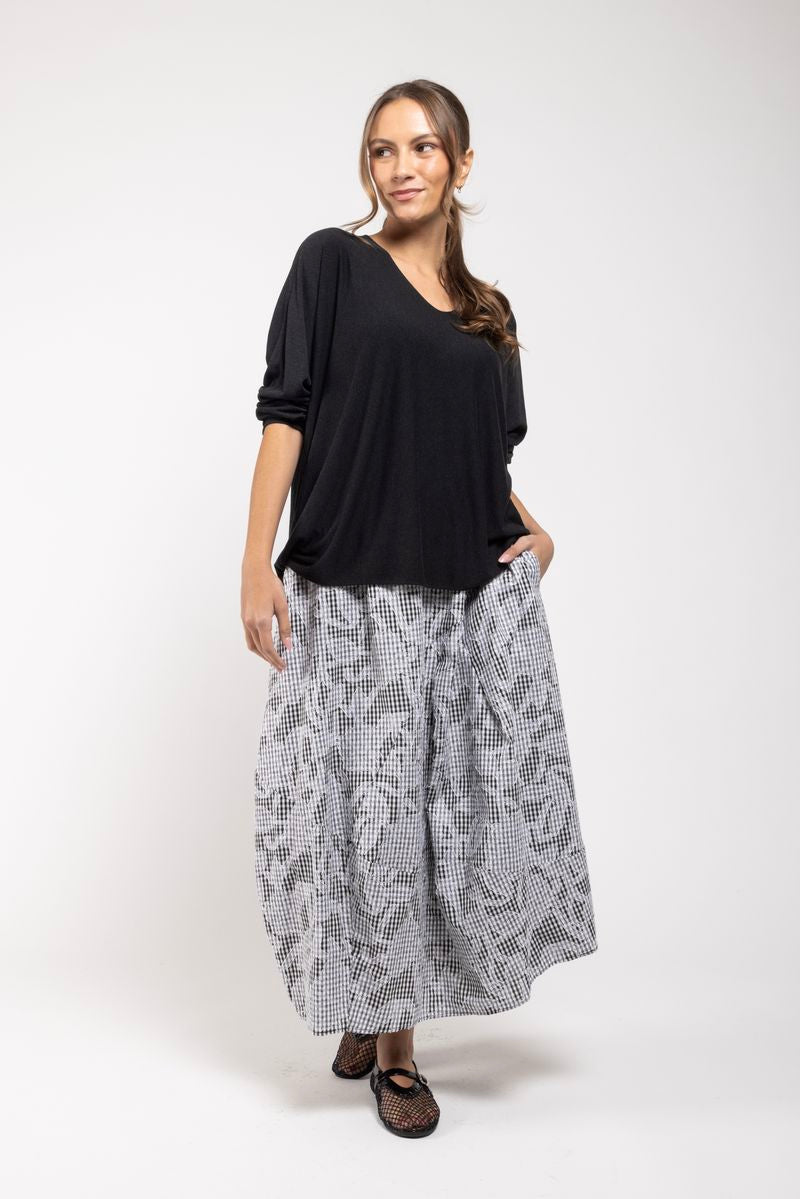 Loulou Gingham Skirt