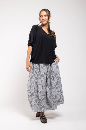 Loulou Gingham Skirt