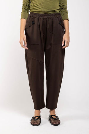 Pantalon Eugénia marron face
