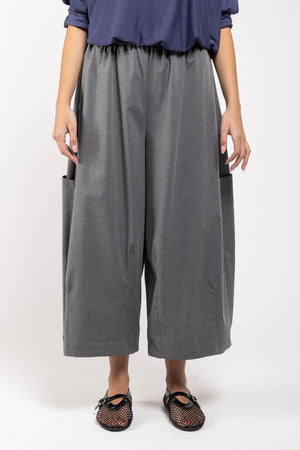 Pantalon Elene gris face