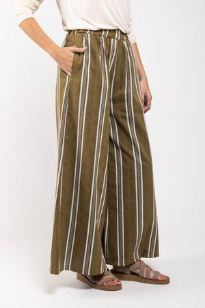 Pantalon Nino vert 3/4