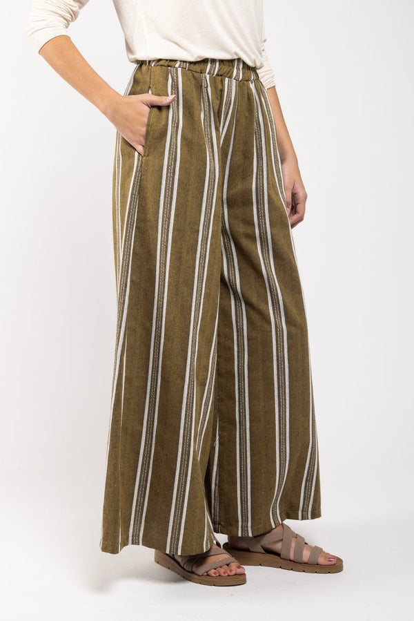 Pantalon Nino vert 3/4