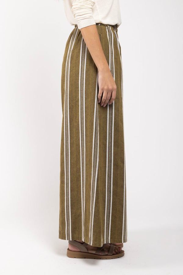 Pantalon Nino vert côté