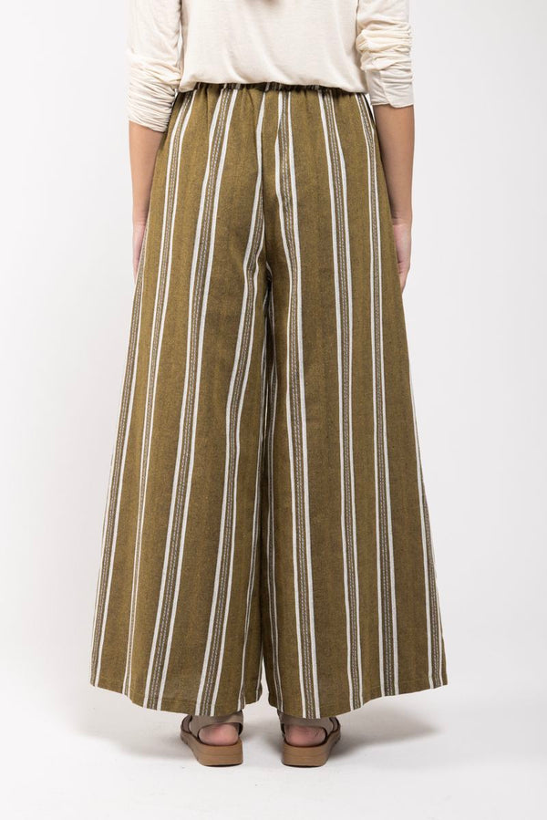 Pantalon Nino vert dos