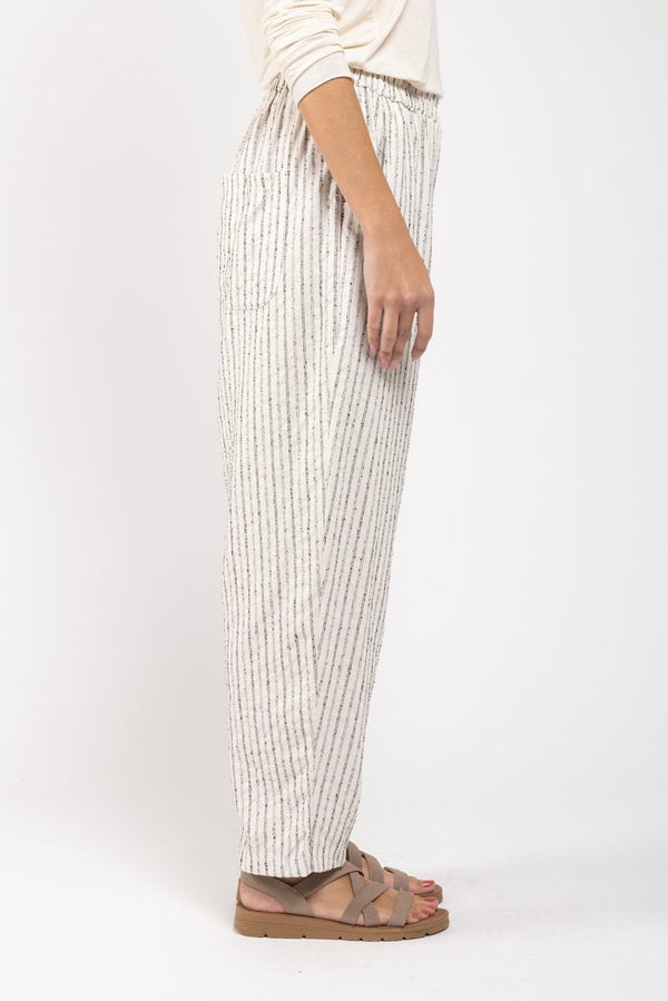 Pantalon Lasha blanc côté