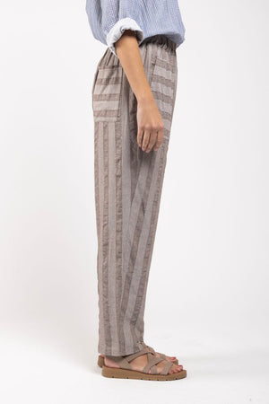 Pantalon Guram beige côté