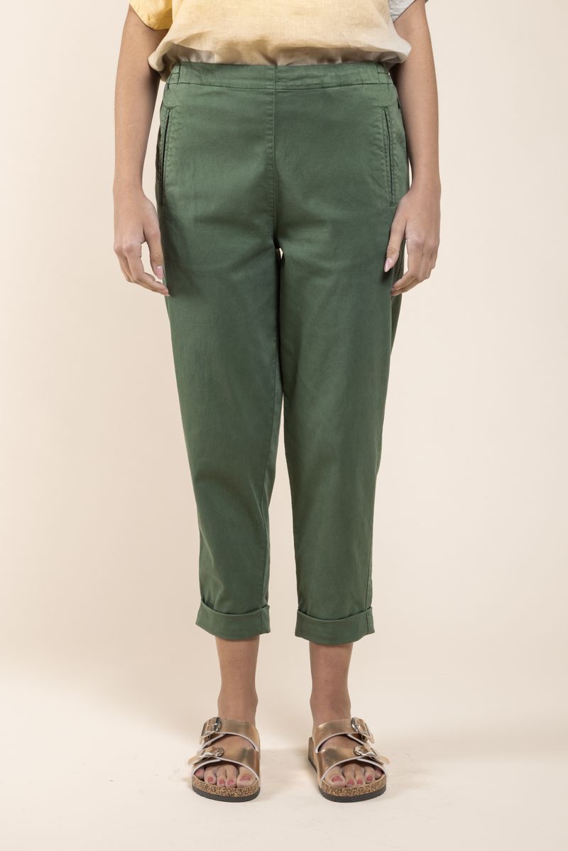 Pantalon Geisha Satin Tencel mousse