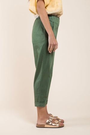 Pantalon Geisha Satin Tencel mousse côté