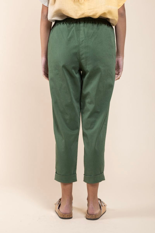 Pantalon Geisha Satin Tencel mousse dos
