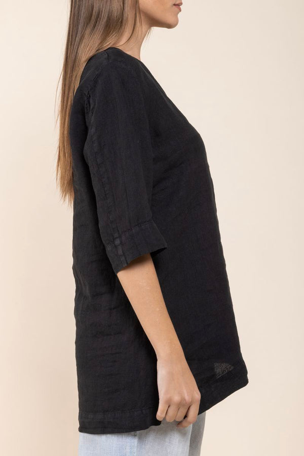 Top Zombu Noir côté