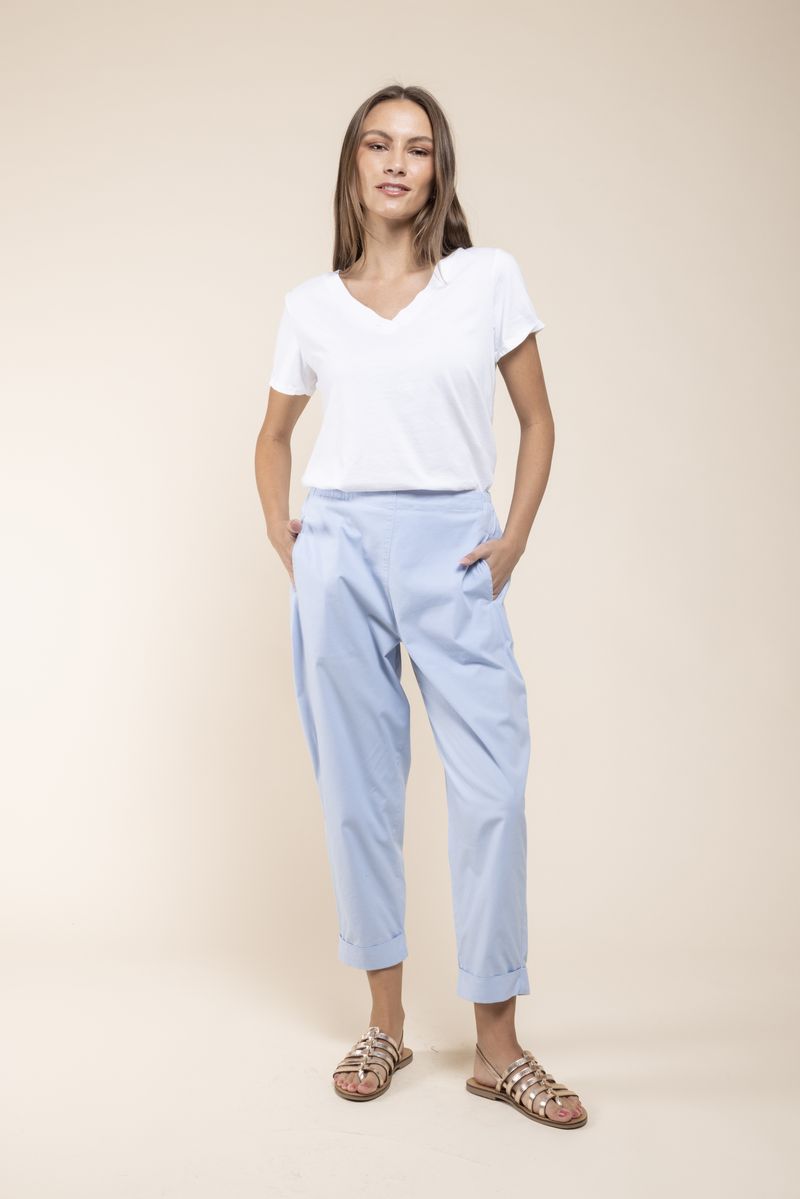 Pantalon Geisha Coton bleu