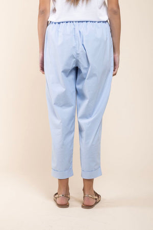 Pantalon Geisha Coton bleu dos