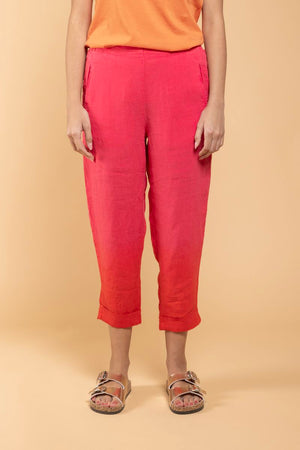 Pantalon Geisha Lin rouge face