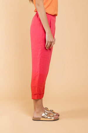 Pantalon Geisha Lin rouge côté
