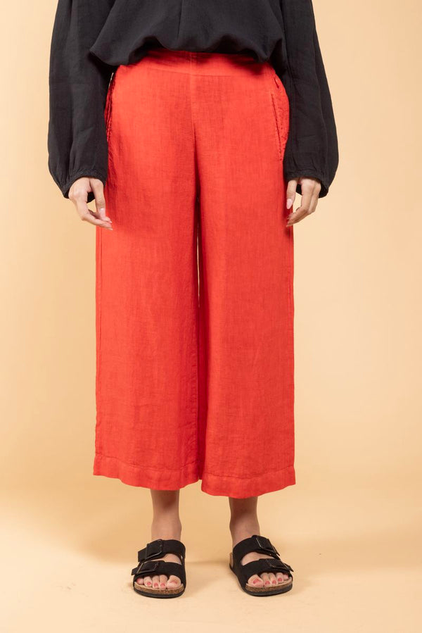Pantalon Skara rouge face