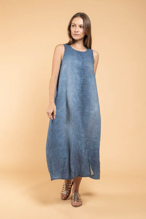 Robe Owo Denim Print