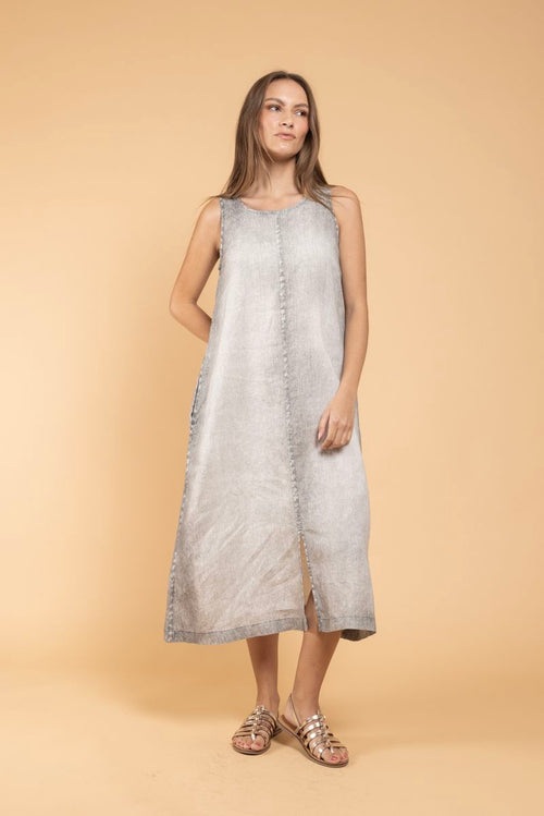 Owo Denim Print Dress