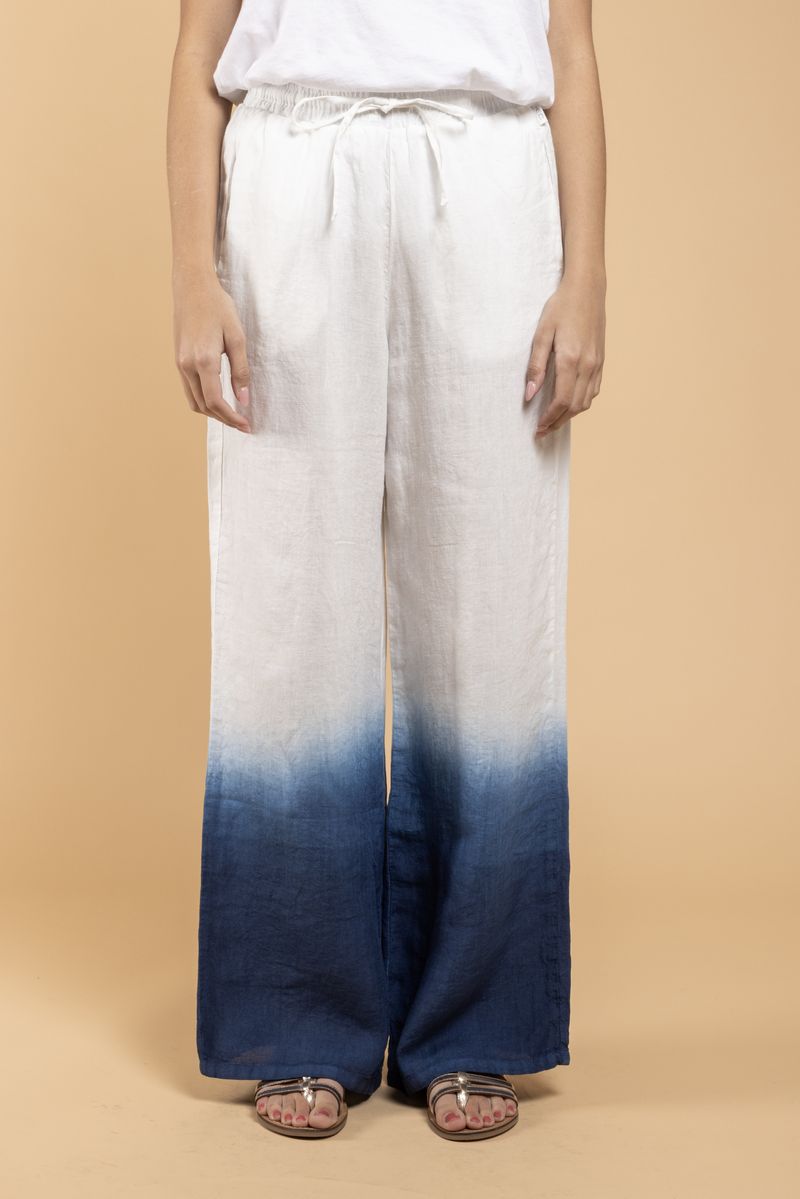 Pantalon Rundu Dip Dye bleu