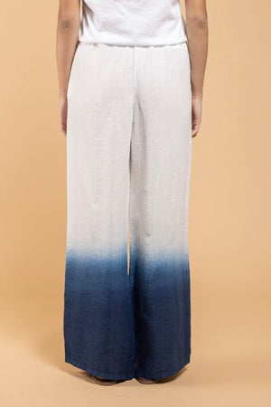 Pantalon Rundu Dip Dye bleu dos