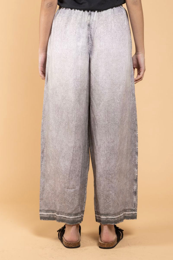 Pantalon Mali Denim Print gris dos