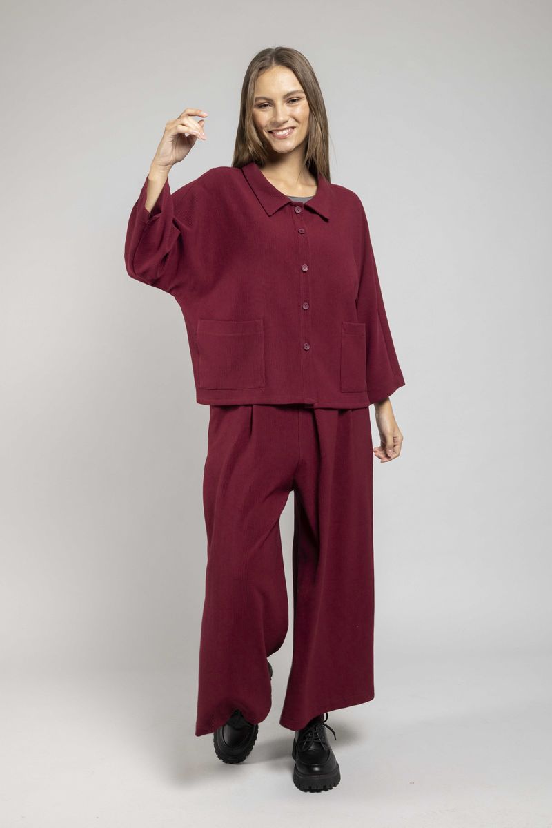 Veste Princess Jersey Ottoman rouge