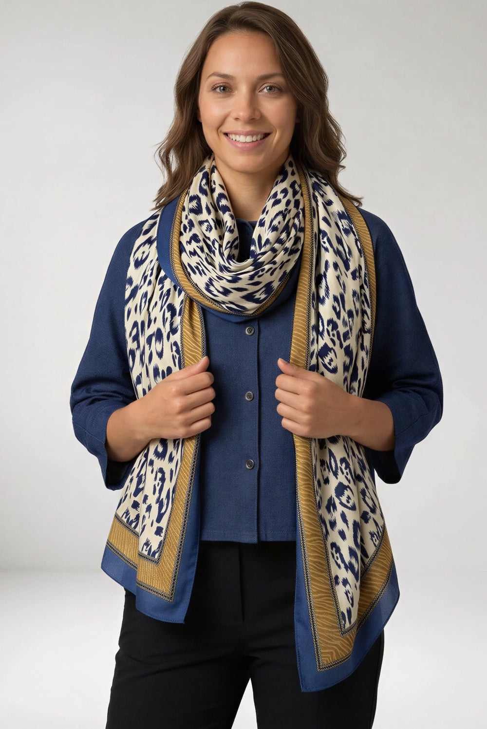 Foulard Nilesh Panthère