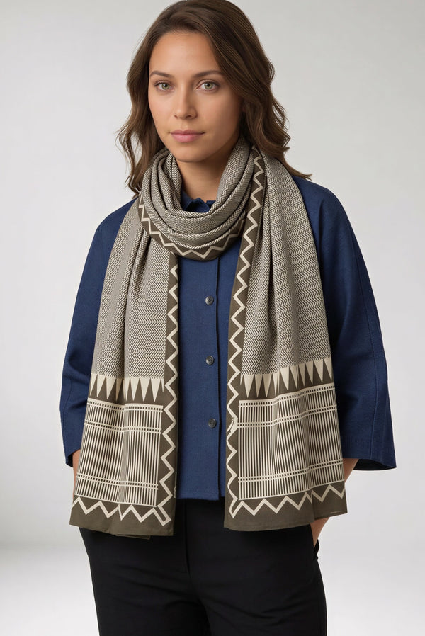 Foulard Nilesh Chevron