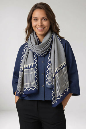 Foulard Nilesh Chevron