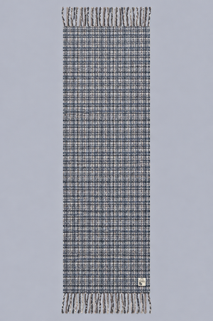 Écharpe Baby Moussy Caro Bobotag GREY, à plat