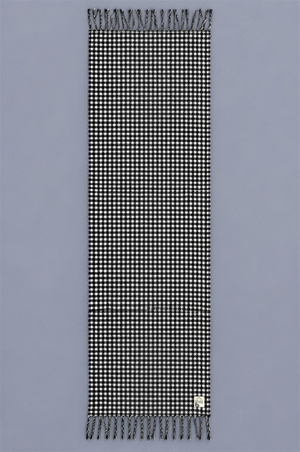 Écharpe Carry Bobotag noir et blanc
