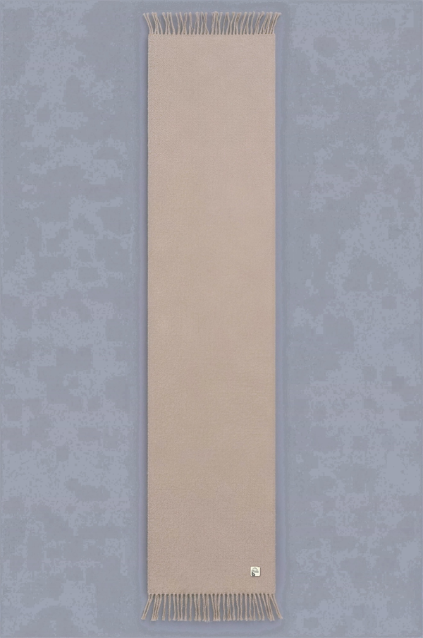 Écharpe Nalye Bobotag BEIGE, à plat