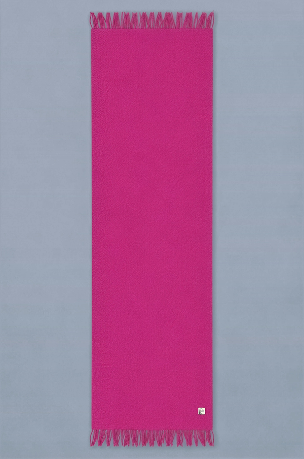 Écharpe Nalye Bobotag FUSHIA, à plat