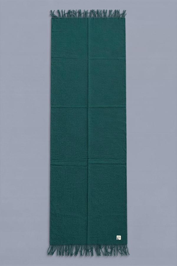 Écharpe Nalye Bobotag DARKGREEN, à plat