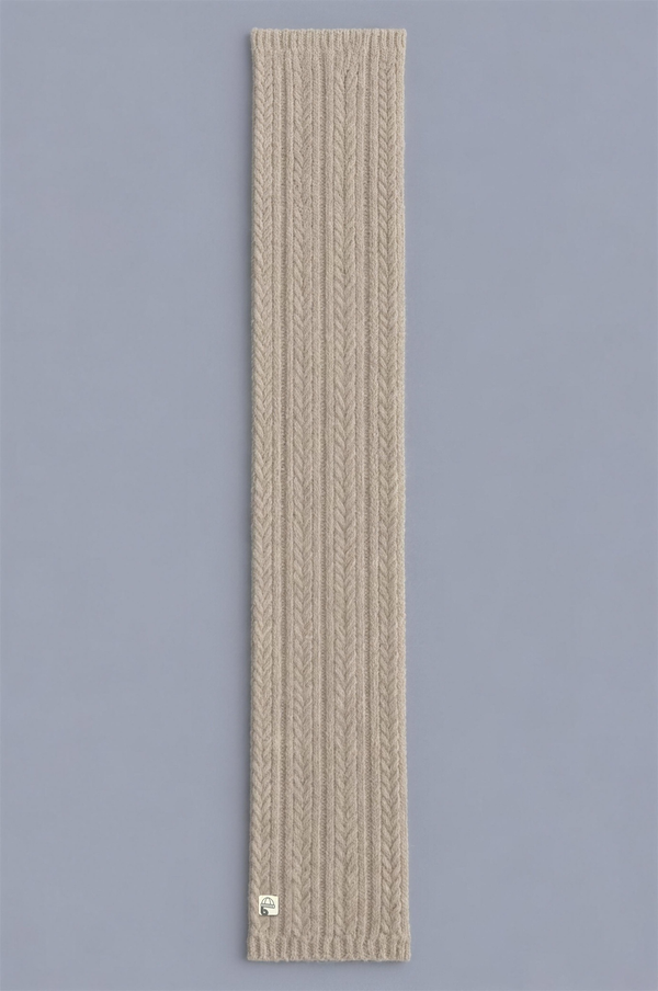 Écharpe Saly Bobotag Beige, à plat